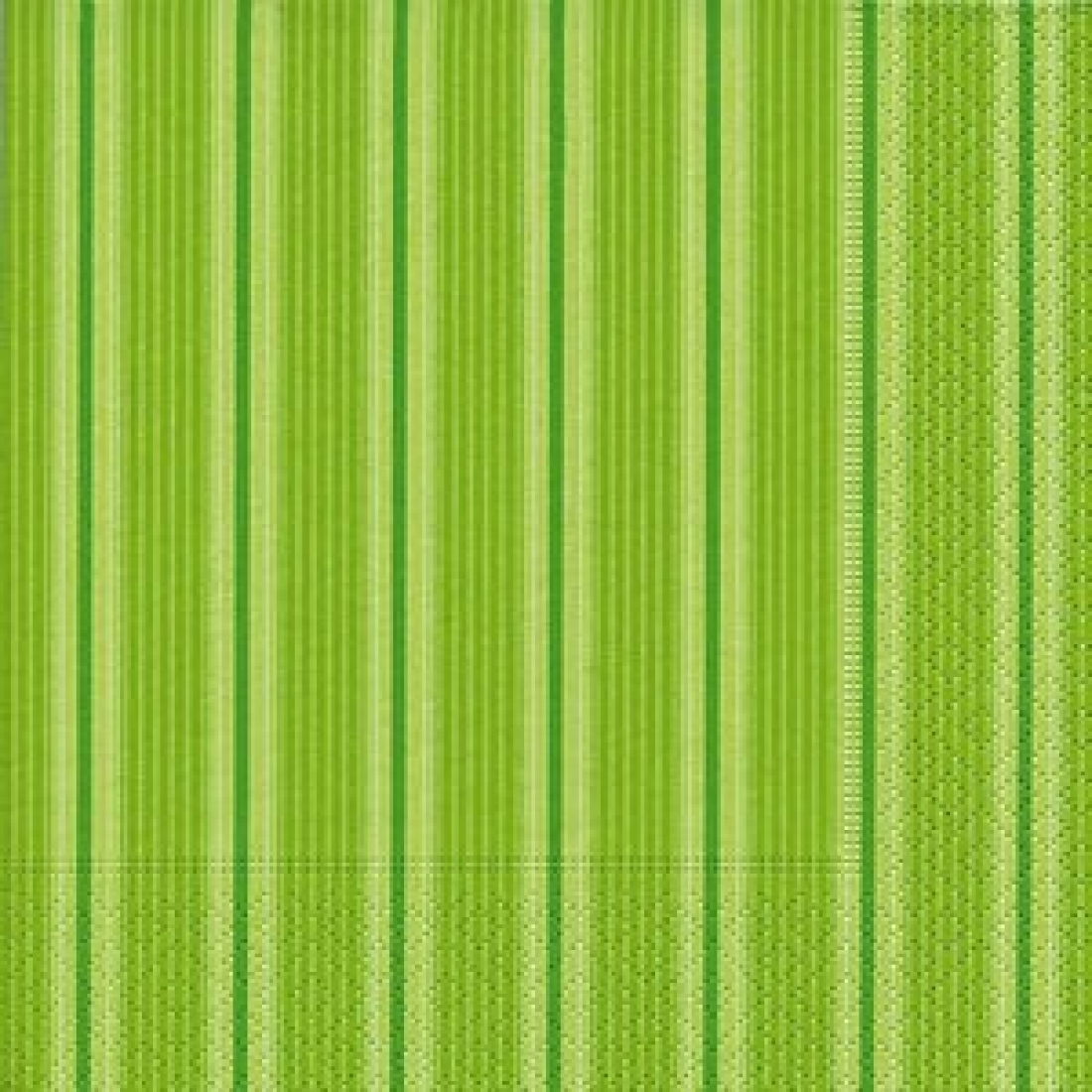 Servietten 25 x 25 cm, bedruckt, Design: UNIQUE STRIPES GREEN